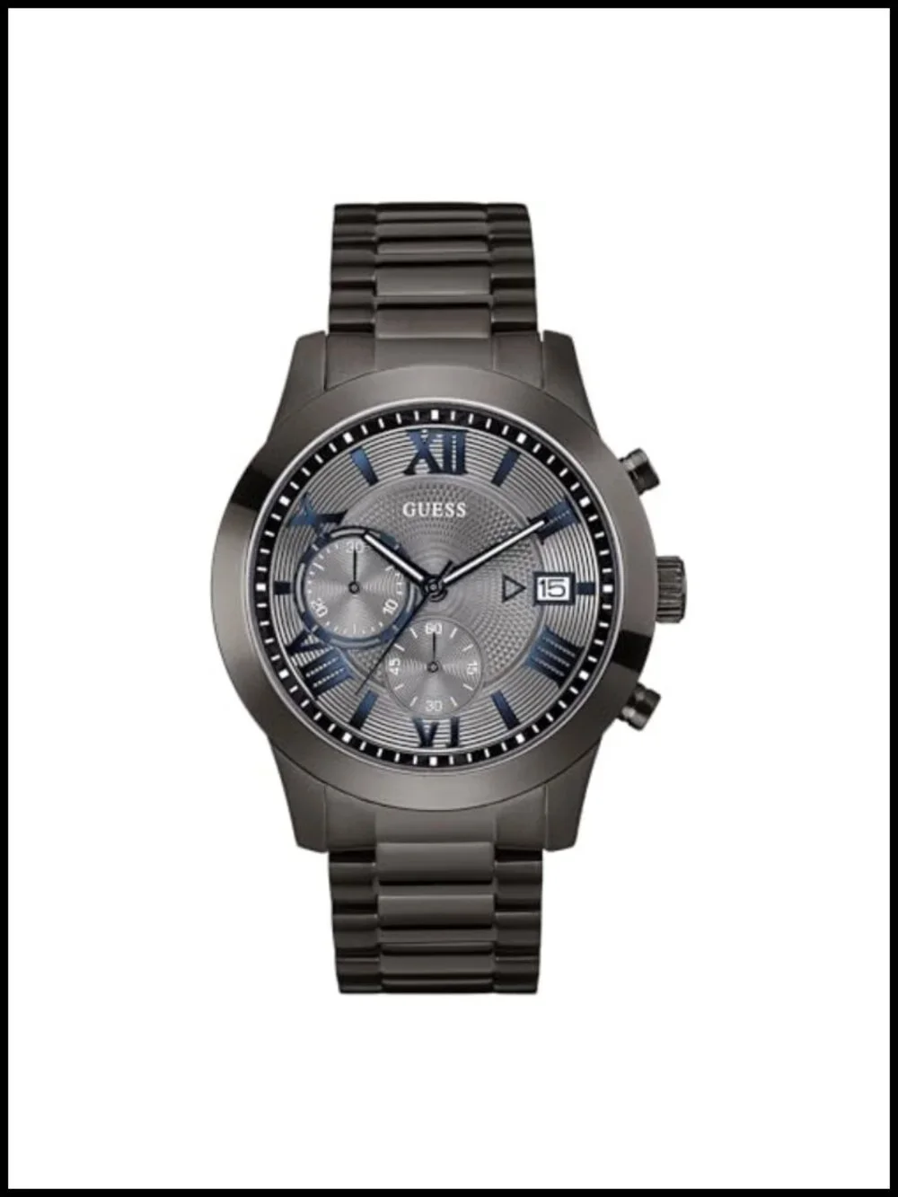 Men's Analog Dress Watch 44.5mm Mineral Crystal